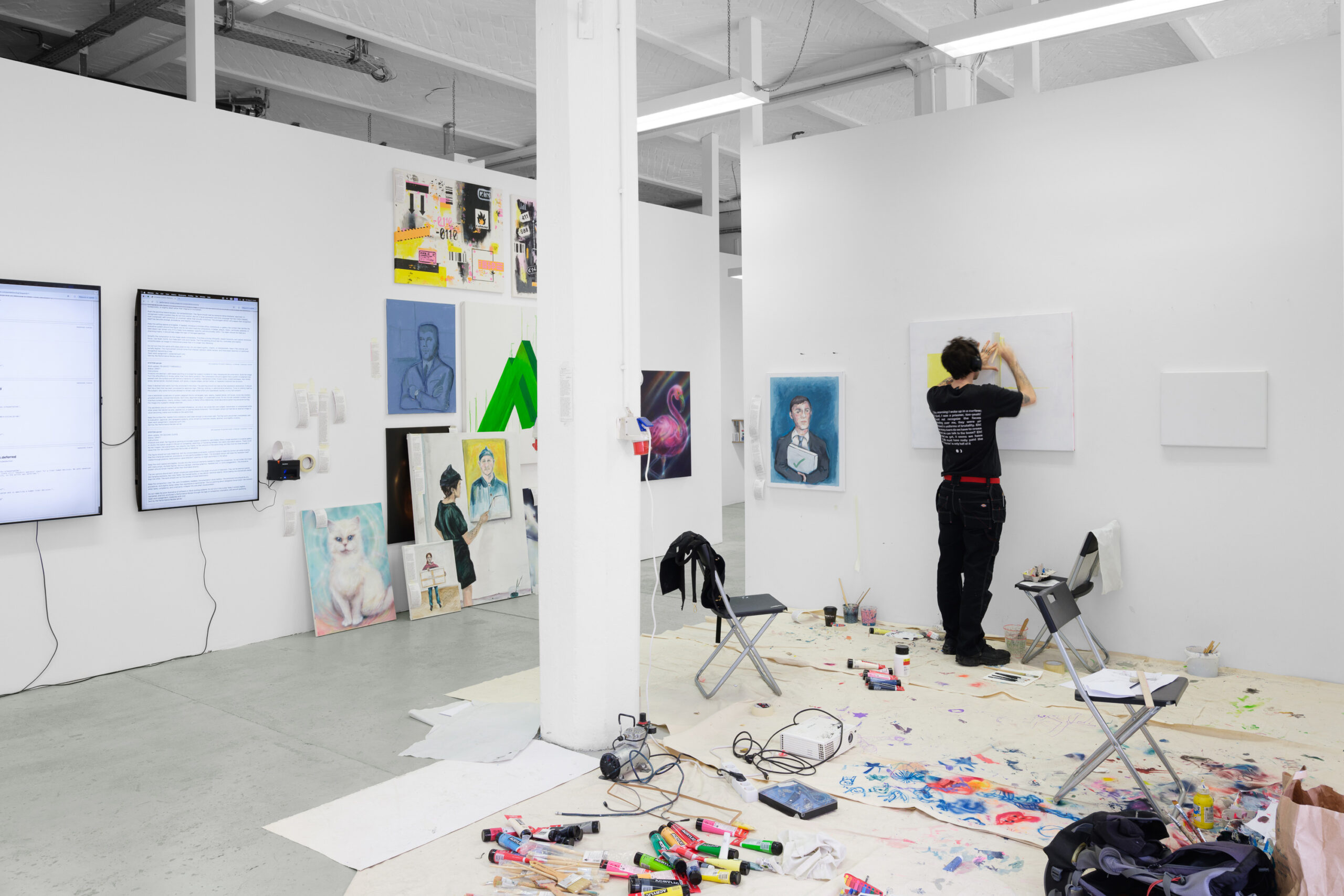 Performance Review, Jonas Lund, 2026, exhibition view